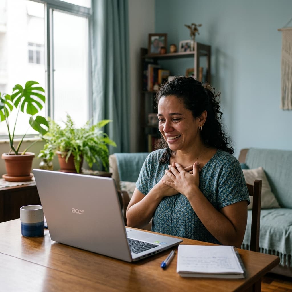 Mulher brasileira aliviada ao ver dívida quitada no banco — Novo Desenrola Brasil 2026 desconto 90% como funciona renegociar dívida